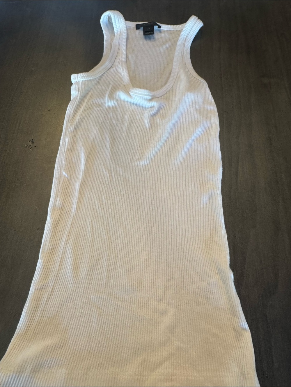 J.Crew Ribbed Tank Top | White | XXS